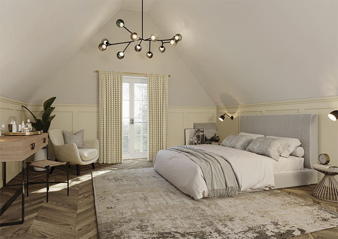 Orla Kiely Linear Stem, Black - Made to Measure Curtains - Image 7